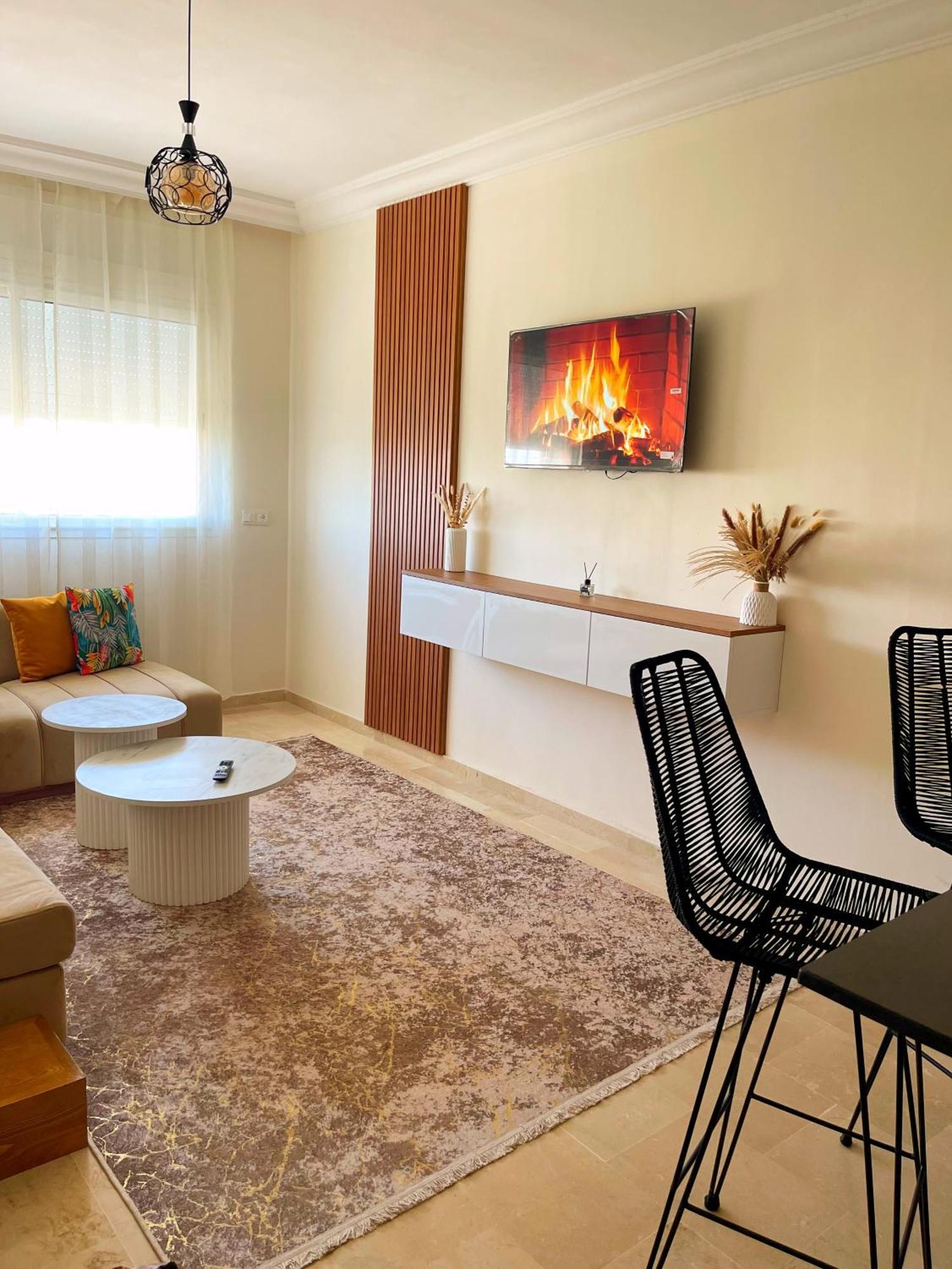 Elegant Appartement Avec Un Acces Piscine Jardin Parking Sous-Sol Et Wifi Haut Debit Fibre Optique Танжер Экстерьер фото